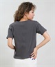 RIKKA FEMME リッカファム 半袖 Tシャツ レディース リブ フロント刺繍 RF6S-2104(WHT-SM)