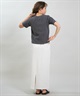 RIKKA FEMME リッカファム 半袖 Tシャツ レディース リブ フロント刺繍 RF6S-2104(WHT-SM)