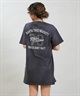 RIKKA FEMME リッカファム 半袖 Tシャツ レディース ワンピース Tシャツワンピ バックプリント RF6S-2105(GRY-FREE)