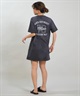RIKKA FEMME リッカファム 半袖 Tシャツ レディース ワンピース Tシャツワンピ バックプリント RF6S-2105(GRY-FREE)