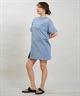 RIKKA FEMME リッカファム 半袖 Tシャツ レディース ワンピース Tシャツワンピ バックプリント RF6S-2105(GRY-FREE)