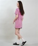 RIKKA FEMME リッカファム 半袖 Tシャツ レディース ワンピース Tシャツワンピ バックプリント RF6S-2105(GRY-FREE)