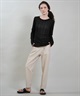 RIKKA FEMME リッカファム 長袖 Tシャツ ロンT レディース シアートップス RF6S-2201(WHT-FREE)