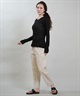 RIKKA FEMME リッカファム 長袖 Tシャツ ロンT レディース シアートップス RF6S-2201(WHT-FREE)