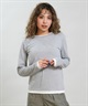 RIKKA FEMME リッカファム 長袖 Tシャツ ロンT レディース 重ね着風 UVカット 接触冷感 RF6S-2202(GRY-SM)