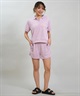 RIKKA FEMME リッカファム 半袖 ポロシャツ レディース パイル生地 吸水速乾 UVカット セットアップ対応 RF6S-2501(GRY-FREE)