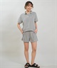 RIKKA FEMME リッカファム ハーフパンツ ショートパンツ レディース パイルショーツ セットアップ対応 RF6S-3304(BLU-FREE)