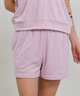RIKKA FEMME リッカファム ハーフパンツ ショートパンツ レディース パイルショーツ セットアップ対応 RF6S-3304(BLU-FREE)