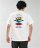RIP CURL リップカール 半袖 Tシャツ メンズ UVカット SEARCH ICON RASH RCM6S-4303(BLK-M)