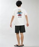 RIP CURL リップカール 半袖 Tシャツ メンズ UVカット SEARCH ICON RASH RCM6S-4303(BLK-M)
