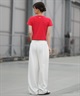 ROXY ロキシー 半袖 Tシャツ レディース チビT 丈短め クロップド丈 RST261086(WHT-M)