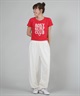ROXY ロキシー 半袖 Tシャツ レディース チビT 丈短め クロップド丈 RST261086(WHT-M)