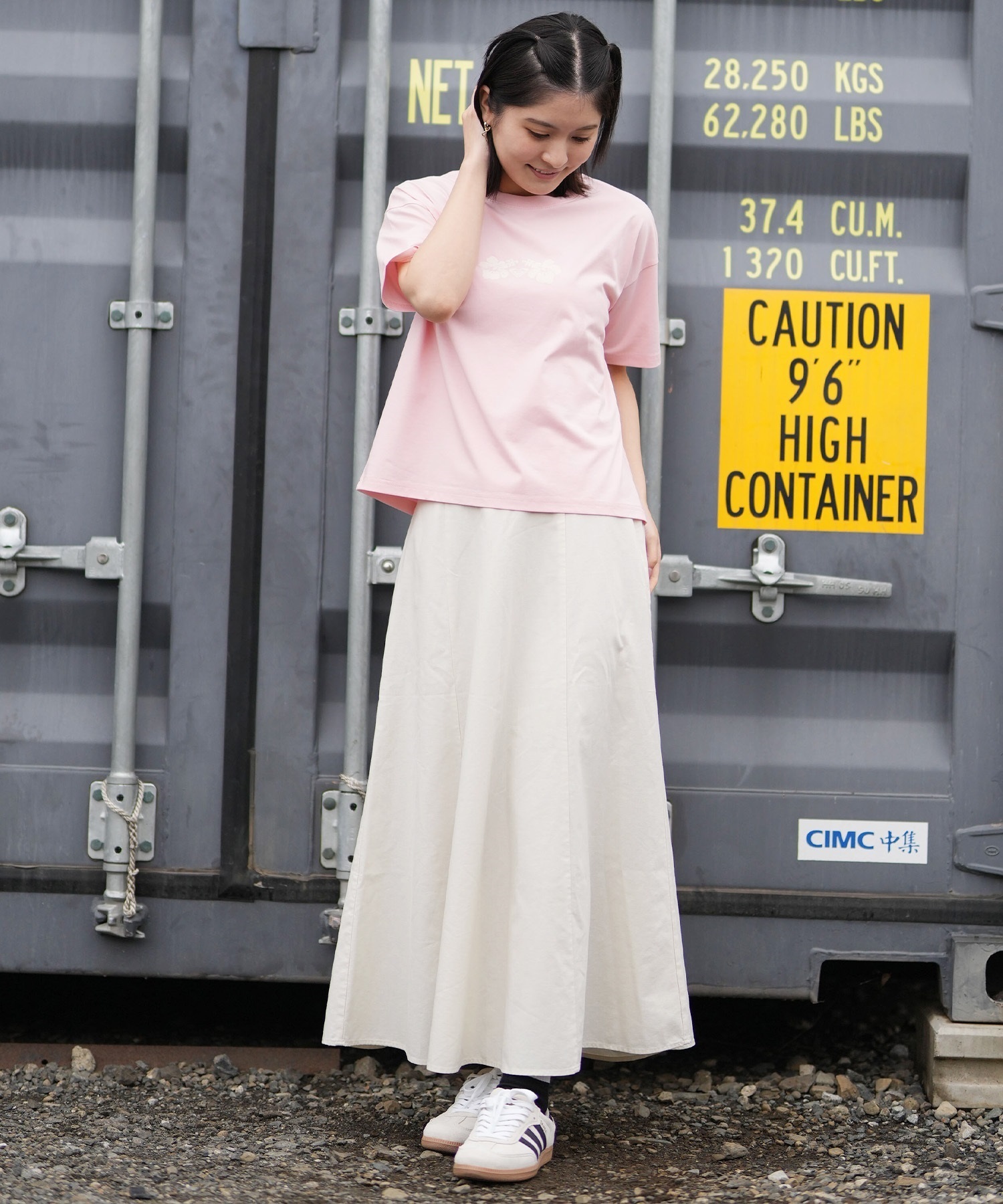 ROXY ロキシー 半袖 Tシャツ レディース WATER SUN AND SURF T RST261642M ムラサキスポーツ限定(GRN-M)