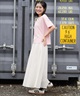 ROXY ロキシー 半袖 Tシャツ レディース WATER SUN AND SURF T RST261642M ムラサキスポーツ限定(GRN-M)