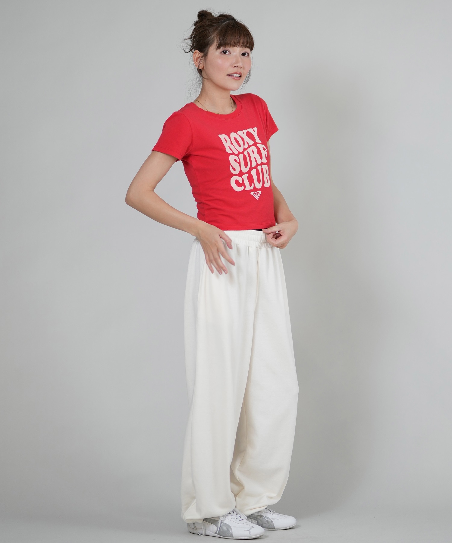 ROXY ロキシー ロングパンツ レディース スウェットパンツ ドローコード付き 裏毛 セットアップ対応 RPT261067(NAT-S)