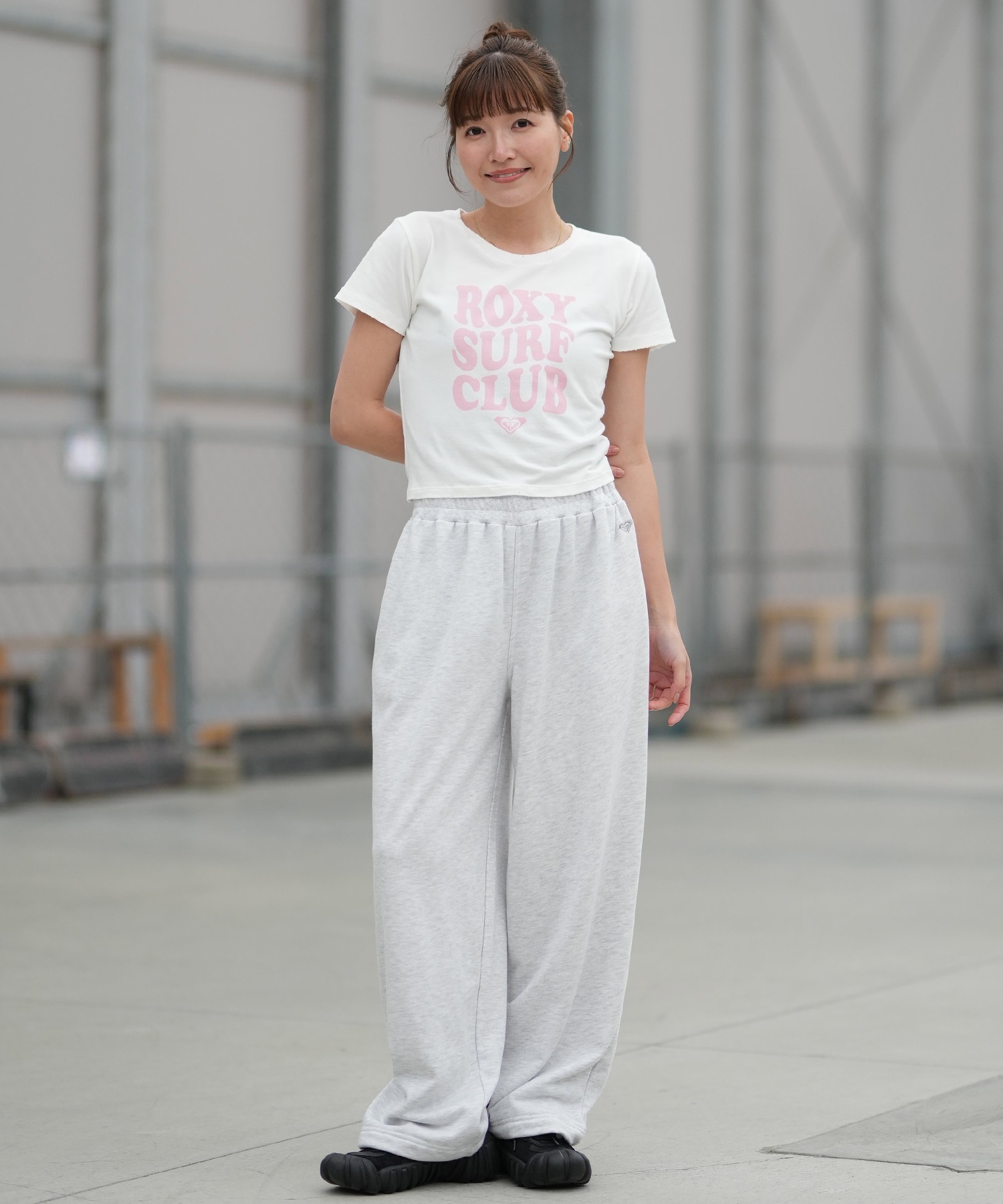 ROXY ロキシー ロングパンツ レディース スウェットパンツ ドローコード付き 裏毛 セットアップ対応 RPT261067(NAT-S)