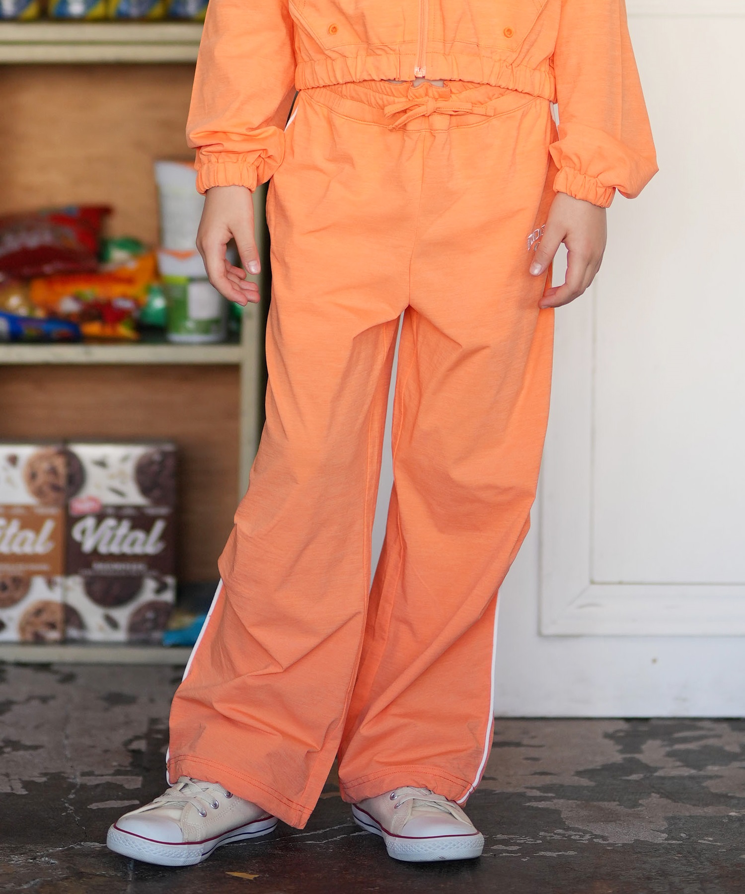 ROXY ロキシー ロングパンツ キッズ ラッシュガード MINI SALTY SQUAD PANTS TLY261653M(ORG-130cm)