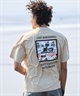 LOST ロスト 水着 ラッシュガード メンズ 半袖 Tシャツ UVカット 速乾 ストレッチ 水陸両用 LM6S-4304(WHT-M)
