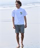 LOST ロスト 水着 ラッシュガード メンズ 半袖 Tシャツ UVカット 速乾 ストレッチ 水陸両用 LM6S-4305(WHT-M)