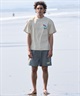 LOST ロスト 水着 ラッシュガード メンズ 半袖 Tシャツ UVカット 速乾 ストレッチ 水陸両用 LM6S-4305(WHT-M)