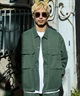 DEAR LAUREL ディアローレル ジャケット メンズ DOT DOBBY WORK JACKET DL26S-0102(BLK-M)