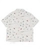 DEAR LAUREL ディアローレル 半袖 シャツ メンズ 水陸両用 VACATION SHIRT DL26S-2403(BLK-M)