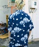 DEAR LAUREL ディアローレル 半袖 シャツ メンズ 水陸両用 VACATION SHIRT DL26S-2403(BLK-M)