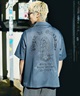 DEAR LAUREL ディアローレル 半袖 シャツ メンズ LETTER SOUL MARIA SHIRT DL26S-2404(BLK-M)