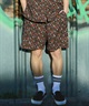 DEAR LAUREL ディアローレル ハーフパンツ ショートパンツ 水陸両用 ショーツ VACATION SHORTS DL26S-3302(BLK-M)