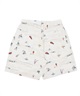 DEAR LAUREL ディアローレル ハーフパンツ ショートパンツ 水陸両用 ショーツ VACATION SHORTS DL26S-3302(BLK-M)