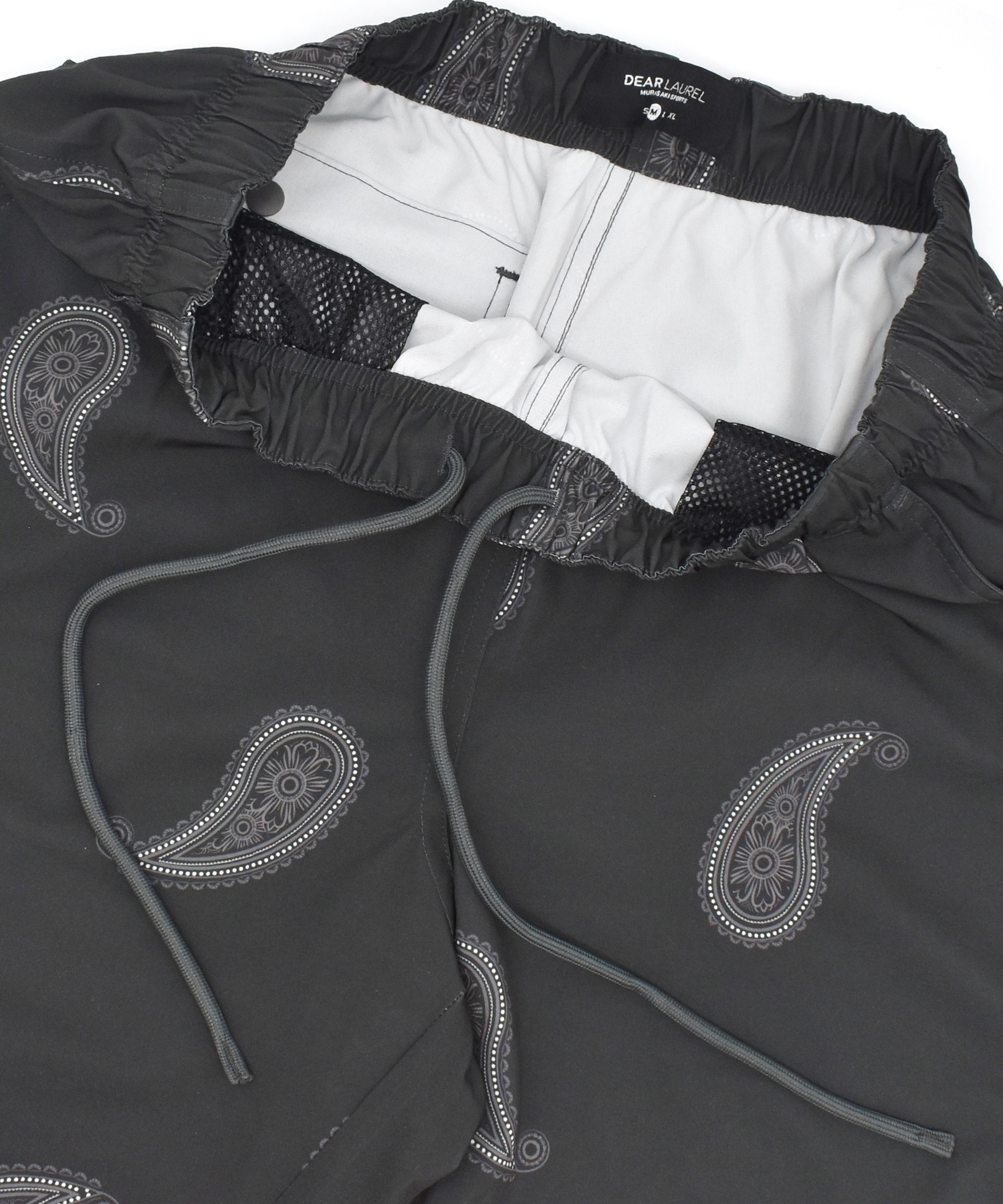 DEAR LAUREL ディアローレル ハーフパンツ ショートパンツ 水陸両用 ショーツ VACATION SHORTS DL26S-3302(BLK-M)