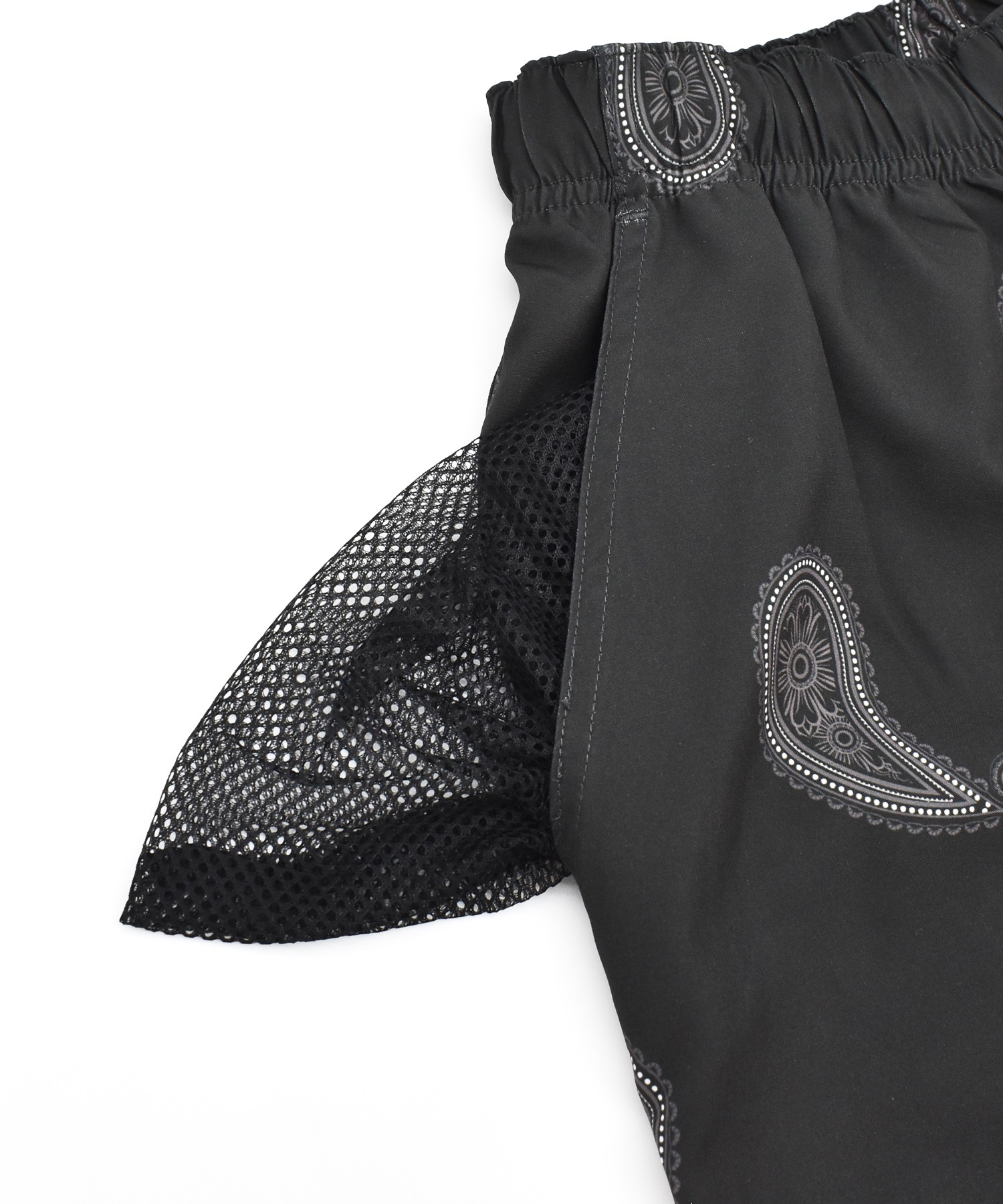 DEAR LAUREL ディアローレル ハーフパンツ ショートパンツ 水陸両用 ショーツ VACATION SHORTS DL26S-3302(BLK-M)