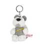 NICI ニキ キーホルダー キーリング シュナウザー ムラサキスポーツショッパー 92298(Schnauzer-ONE)