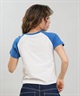 RVCA ルーカ 半袖 Tシャツ レディース クロップド丈 ショート丈 ROAM RAGLAN CROPPED BABY TEE BG043204(BLK-S)