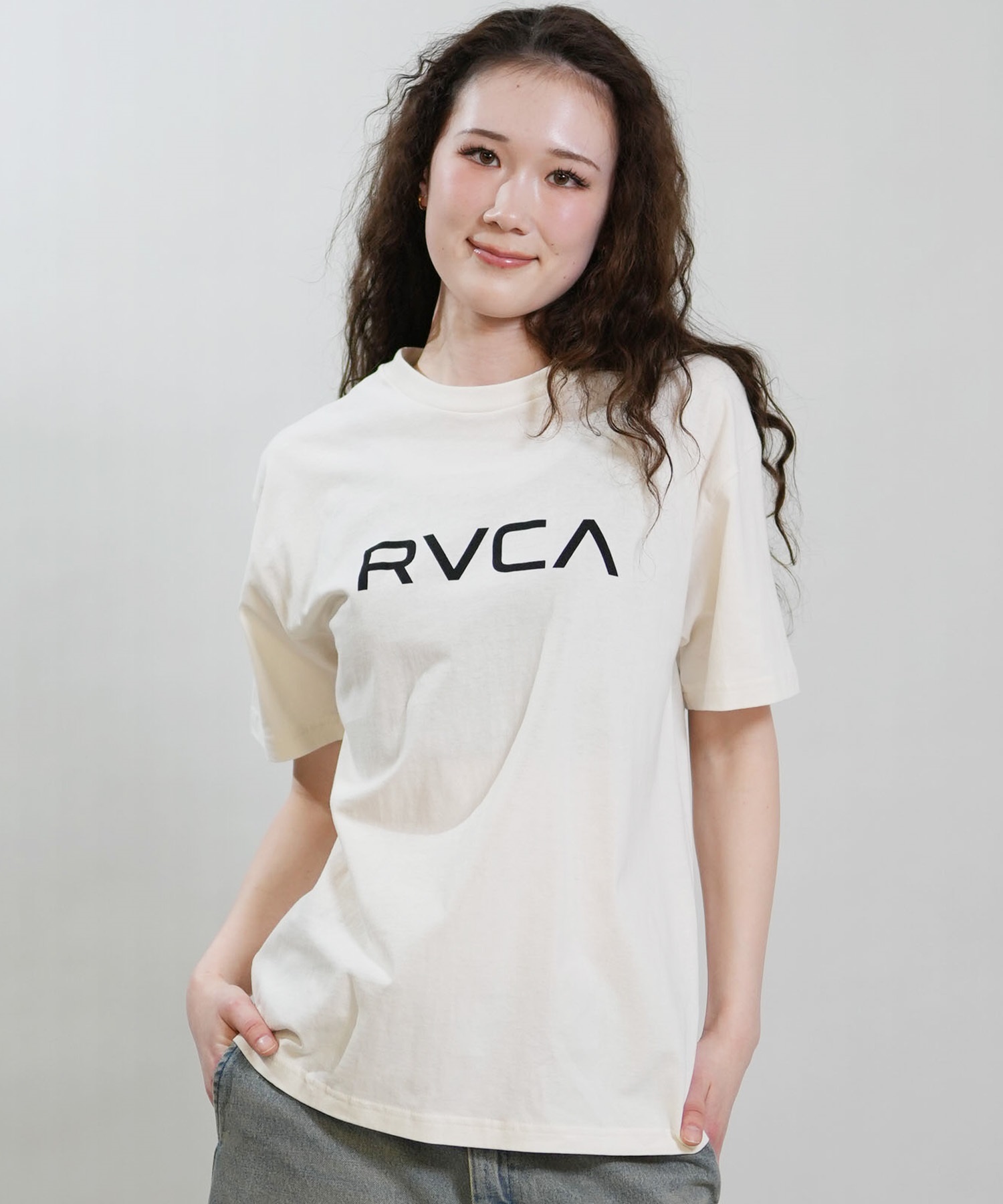 RVCA ルーカ 半袖 Tシャツ レディース BIG RVCA LOOSE FIT SS TEE BG043209(KVCW-S)