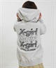 X-GIRL エックスガール ジップアップ パーカー レディース バックロゴ 裏毛 105254012027 ムラサキスポーツ限定(ASH-S)