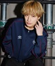 UMBRO アンブロ × ALAN SHIRAHAMA カット トラックジャケット UM26SSAL-TP01(BLACK-M)