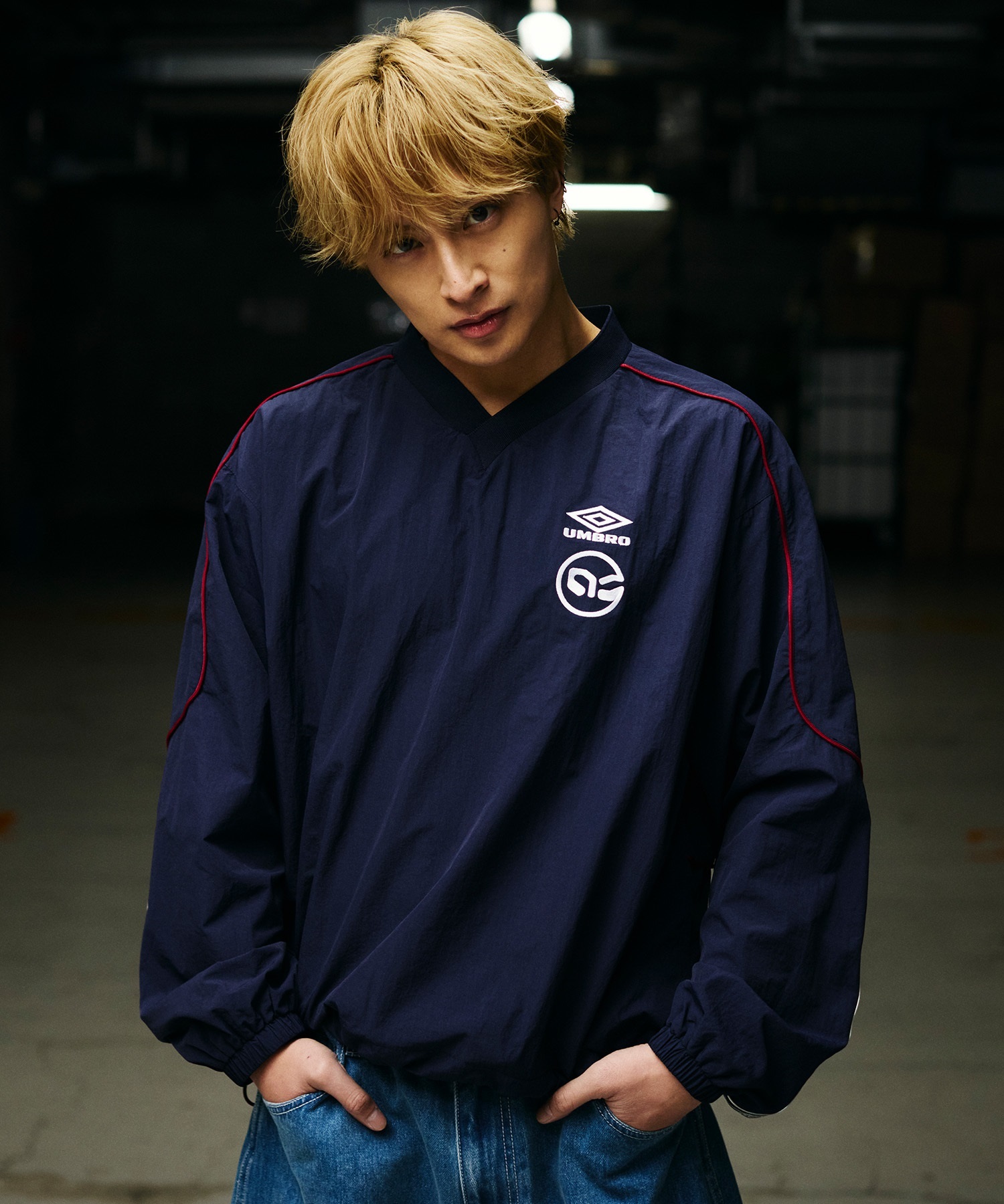 UMBRO アンブロ × ALAN SHIRAHAMA ピステ UM26SSAL-TP02(BLACK-M)