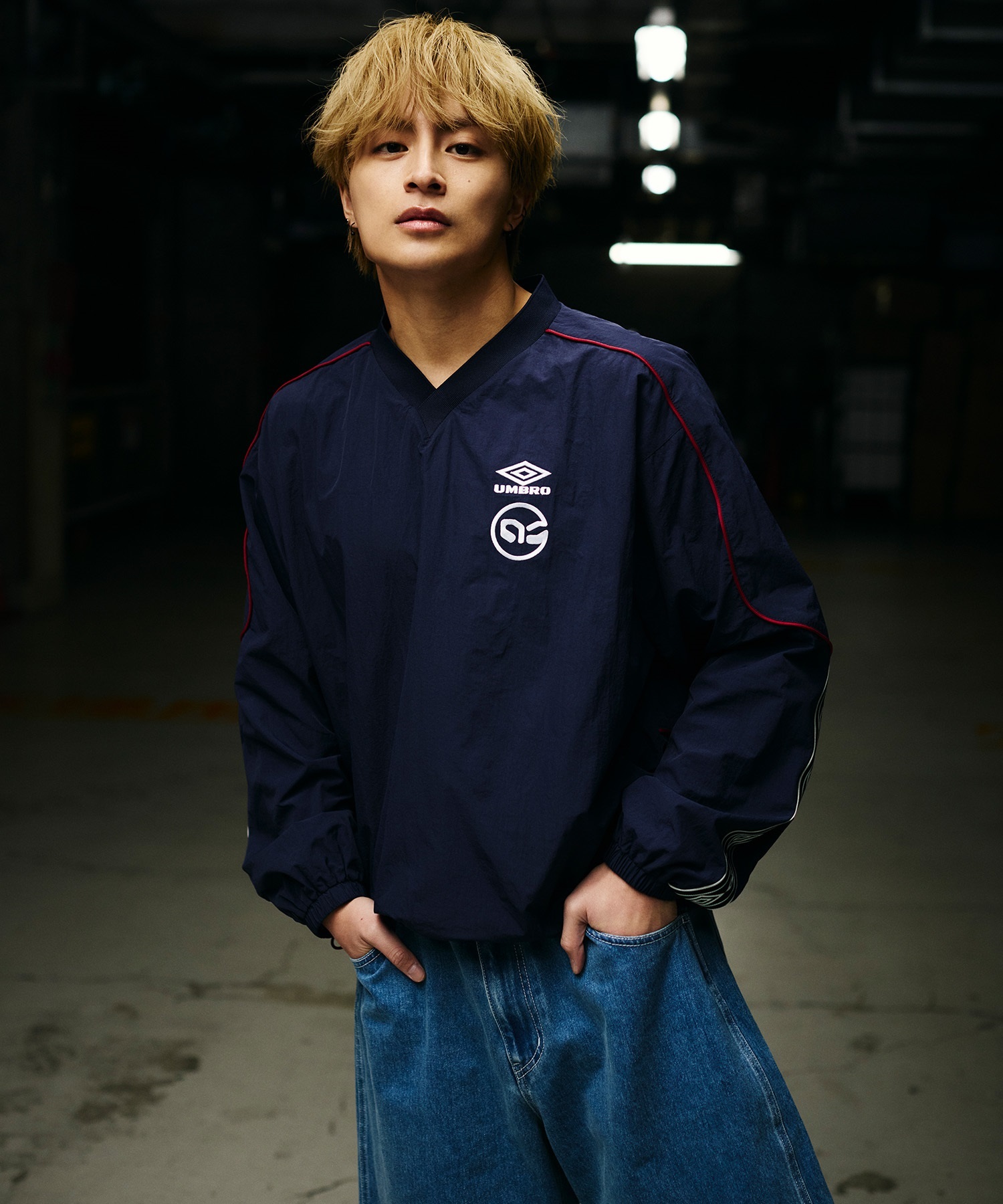 UMBRO アンブロ × ALAN SHIRAHAMA ピステ UM26SSAL-TP02(BLACK-M)