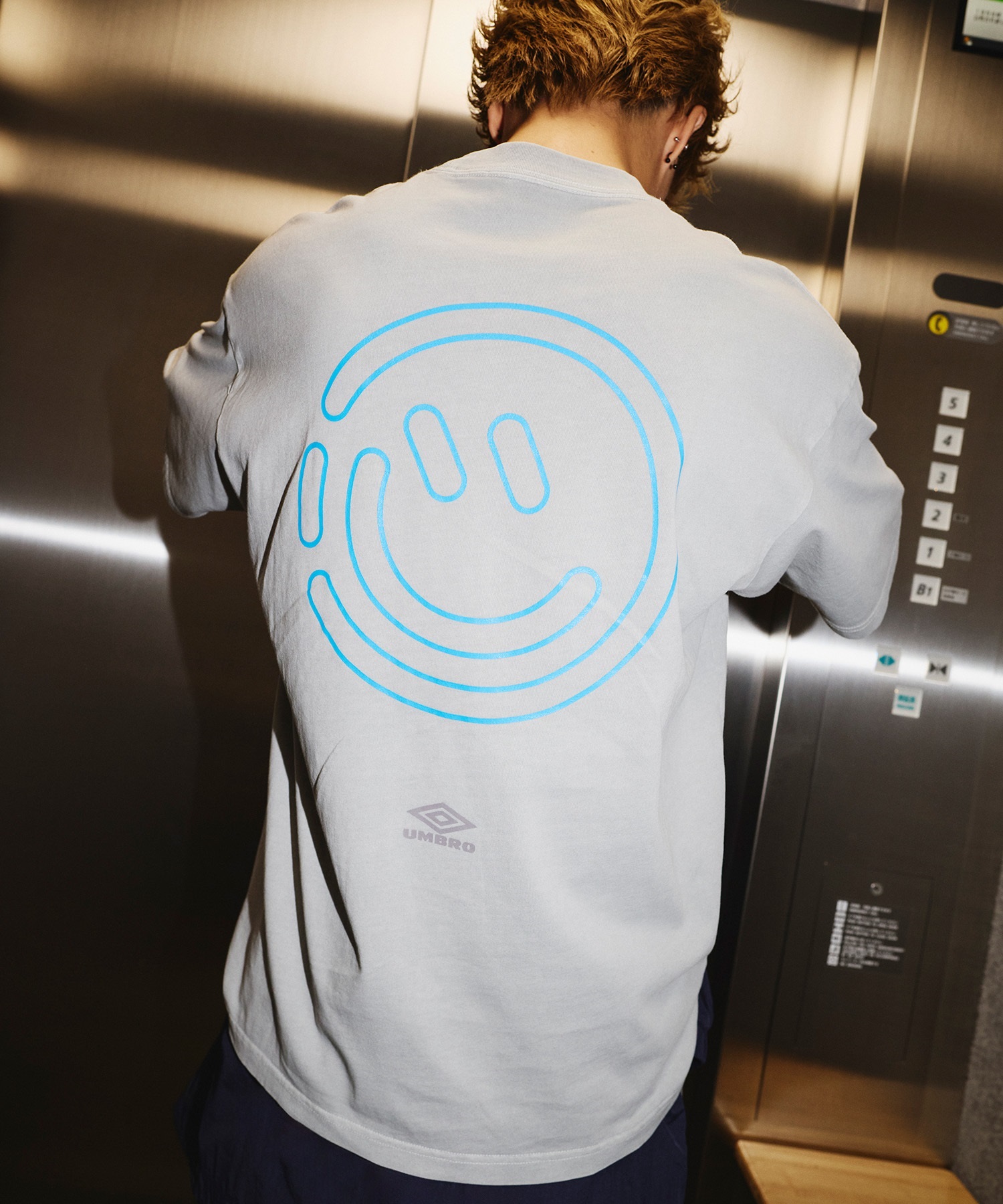 UMBRO アンブロ × ALAN SHIRAHAMA 半袖 Tシャツ UM26SSAL-CS01(C.GRAY-M)