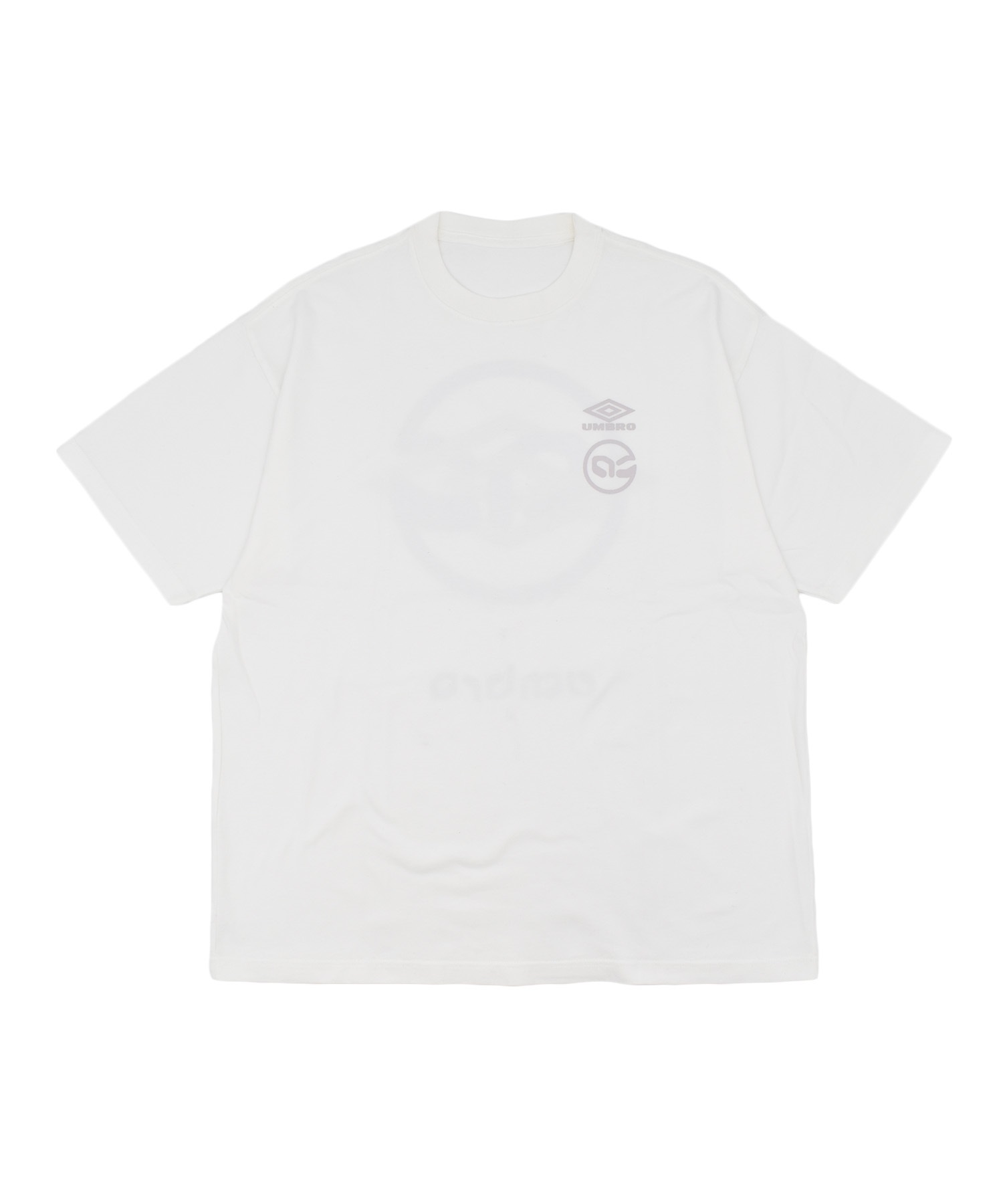 UMBRO アンブロ × ALAN SHIRAHAMA 半袖 Tシャツ UM26SSAL-CS02(WHITE-M)