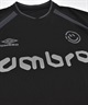 UMBRO アンブロ × ALAN SHIRAHAMA ゲームシャツ 半袖 Tシャツ UM26SSAL-GS01(BLACK-M)