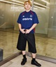 UMBRO アンブロ × ALAN SHIRAHAMA ゲームシャツ 半袖 Tシャツ UM26SSAL-GS01(BLACK-M)