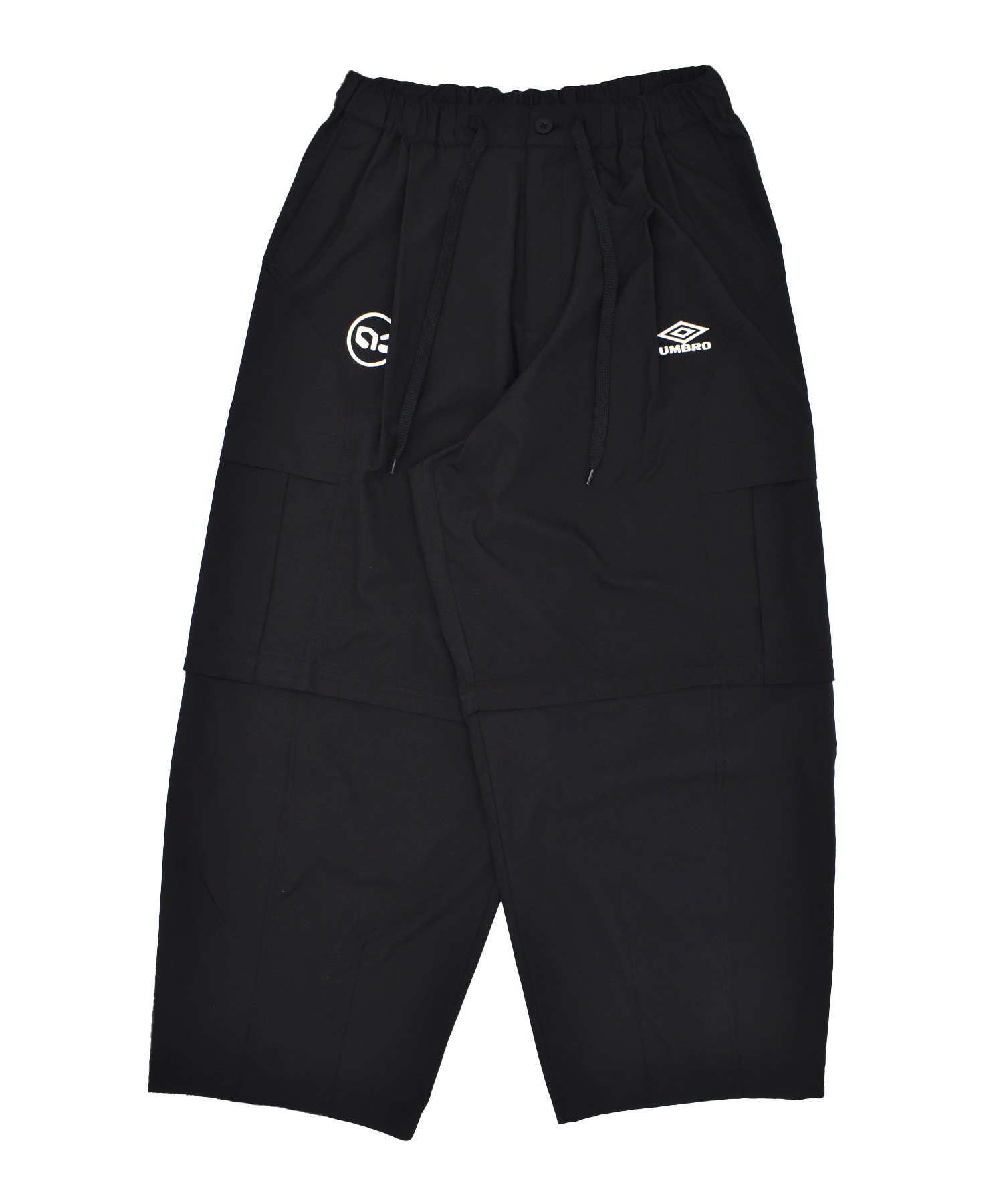 UMBRO アンブロ × ALAN SHIRAHAMA デタッチャブル カーゴパンツ UM26SSAL-PT02(BLACK-M)
