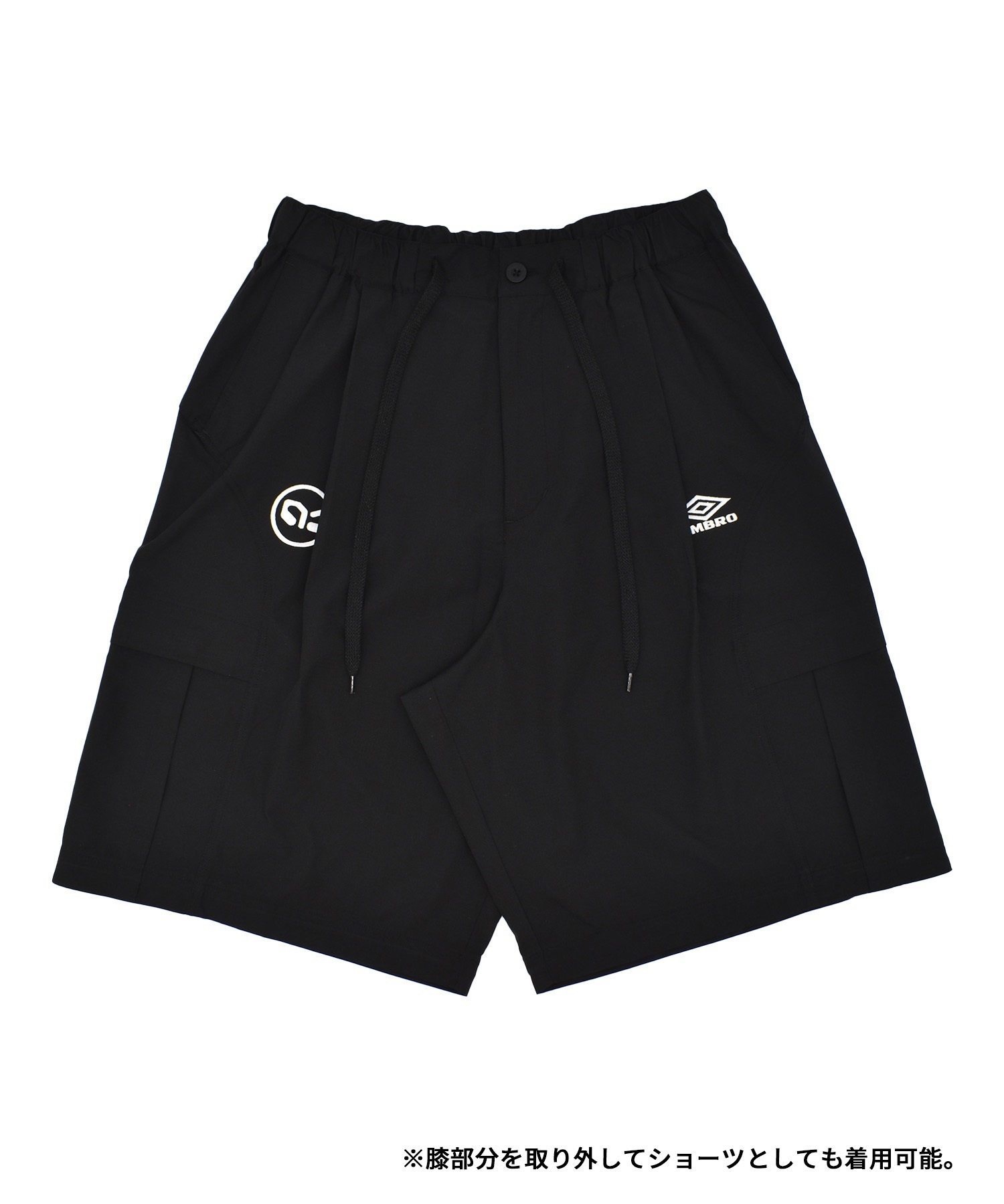 UMBRO アンブロ × ALAN SHIRAHAMA デタッチャブル カーゴパンツ UM26SSAL-PT02(BLACK-M)