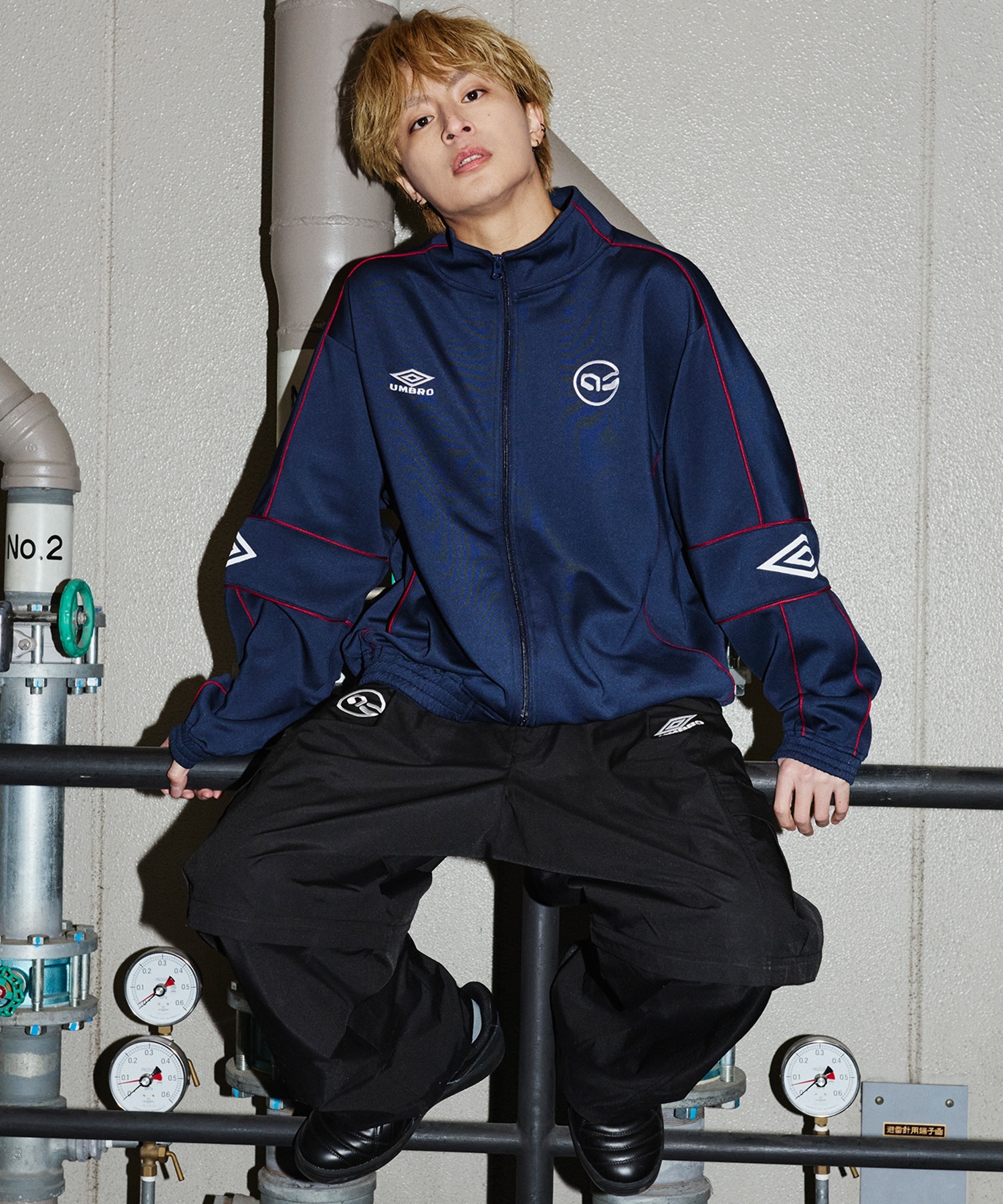 UMBRO アンブロ × ALAN SHIRAHAMA デタッチャブル カーゴパンツ UM26SSAL-PT02(BLACK-M)