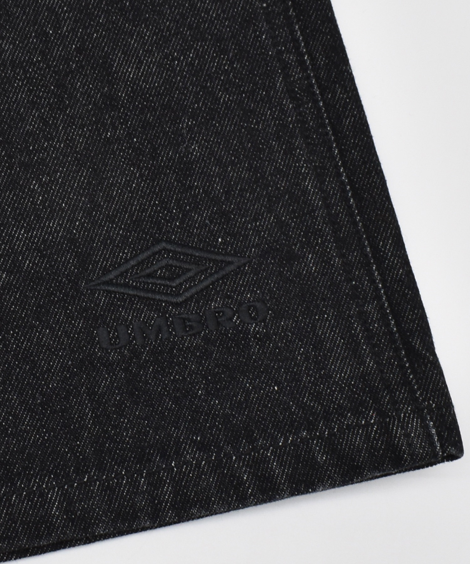 UMBRO アンブロ × ALAN SHIRAHAMA デニムショーツ UM26SSAL-PT03(BLACK-M)