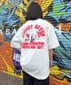 FORGET NEVER フォーゲットネバー コラボレーション 半袖 Tシャツ メンズ バックプリント 263OO1ST943FN ムラサキスポーツ限定(WHT-M)