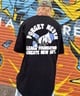 FORGET NEVER フォーゲットネバー コラボレーション 半袖 Tシャツ メンズ バックプリント 263OO1ST943FN ムラサキスポーツ限定(WHT-M)