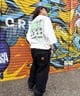 FORGET NEVER フォーゲットネバー コラボレーション 半袖 Tシャツ メンズ バックプリント 263OO1ST944FN ムラサキスポーツ限定(WHT-M)
